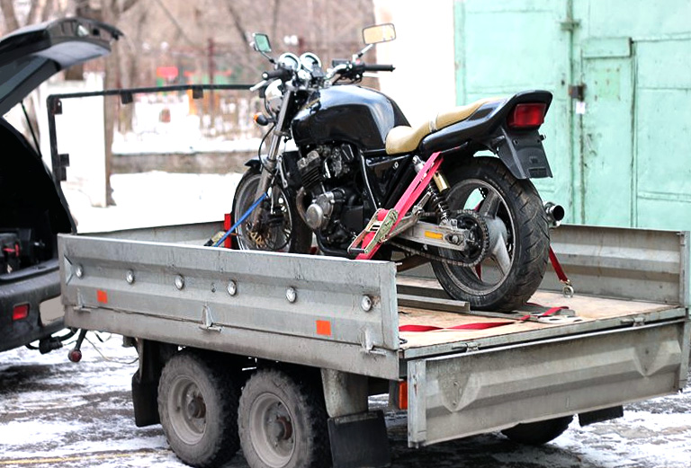 Мотоэвакуатор для мотоцикла цены из Череповца в Сочи